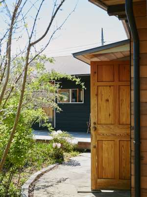 Small garden by the entrance