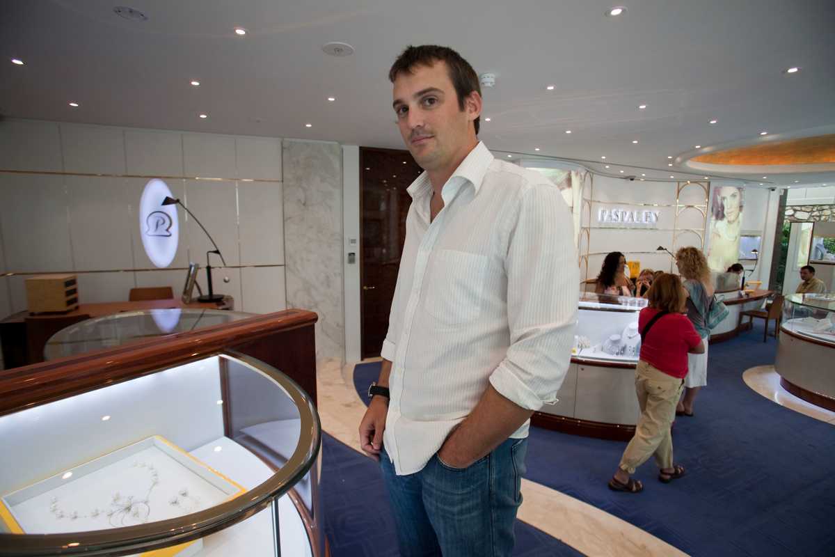 James Paspaley, executive director of the Paspaley Group, in its retail shop