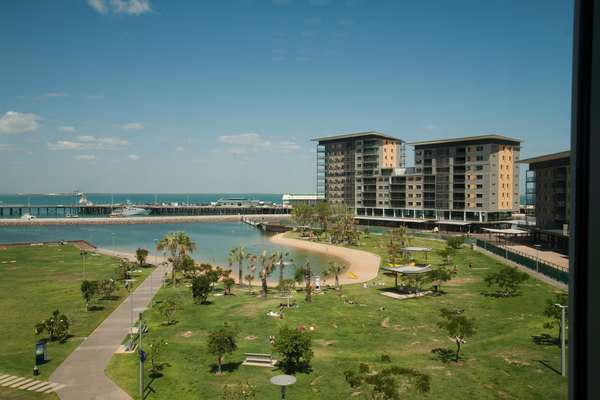 A new residential and commercial complex in Darwin’s wharf