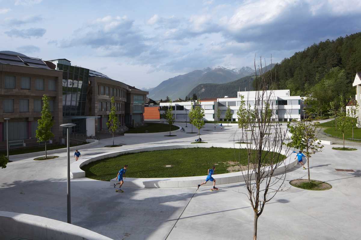 School playground in Brunico