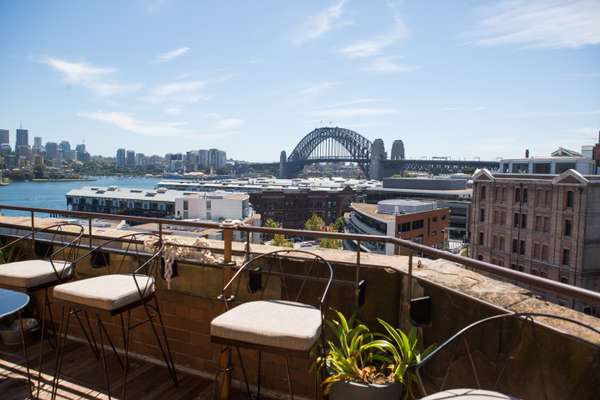 View from The Push, a private room at the Palisade Hotel