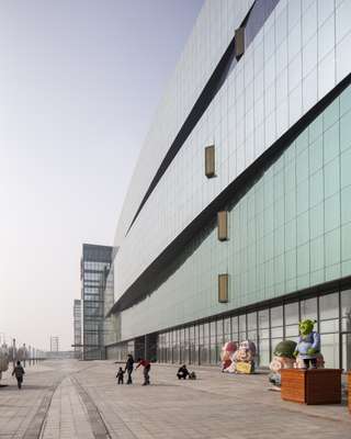 Exterior of the China South City Trade Centre at Xi’an International 