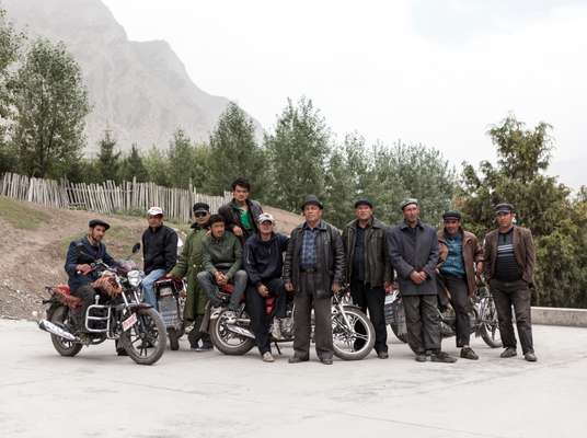 Kyrgyz motorcycle taxi, Akto County