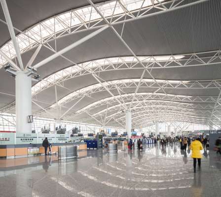 Part of the new Terminal 3 at Xi’an Xianyang International Airport 