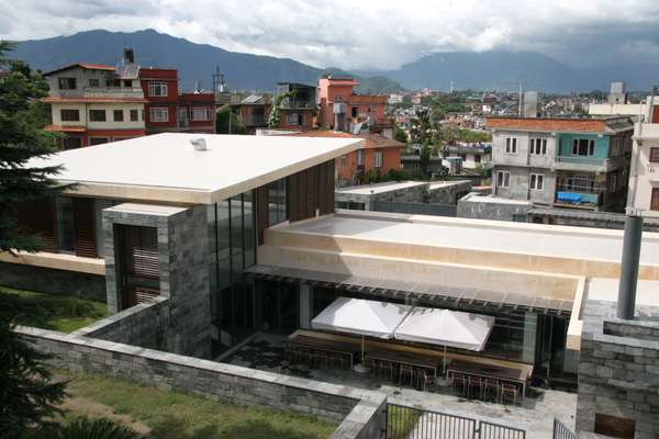 Architects made the most of the Himalayas backdrop