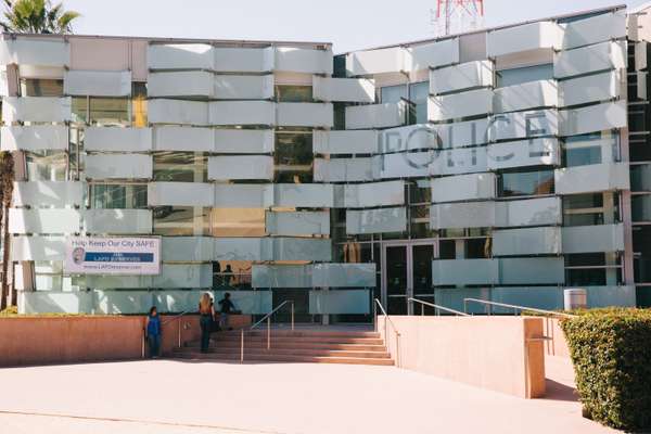 The Los Angeles Police Department’s downtown headquarters 