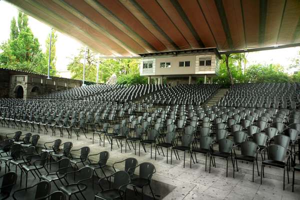 The summer theatre inside the Križanke 