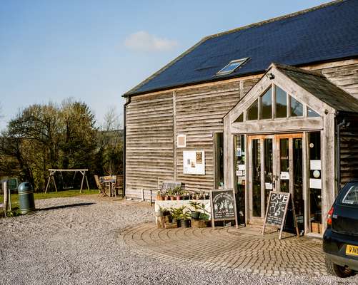 Entrance to the shop