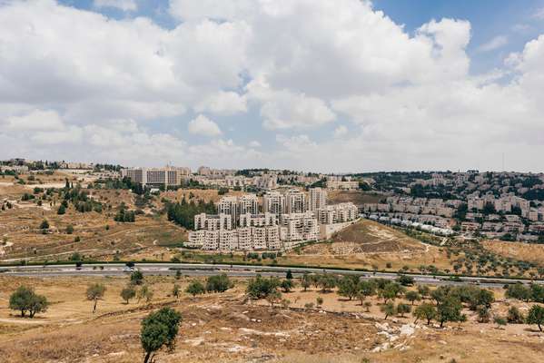 Jerusalem as seen from the US embassy