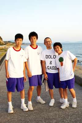 High school students from Nara visiting Eguchihama