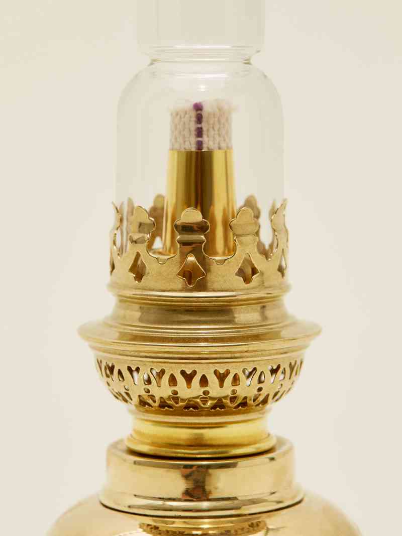 Karlskrona Lampfabrik x Monocle Brass oil lamp