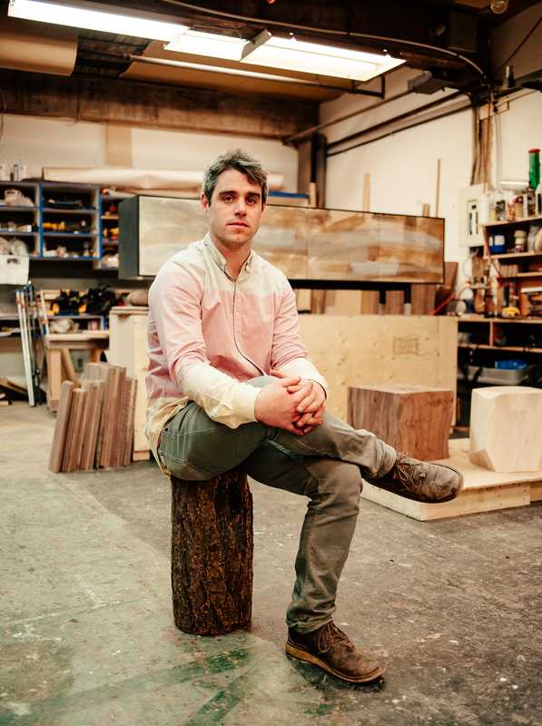 Wood-furniture designer Jeff Martin