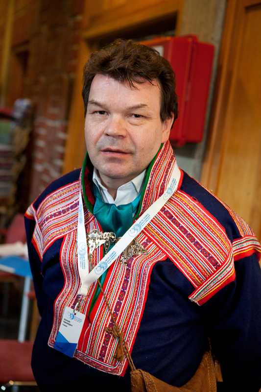Klemetti Näkkäläjärvi, chairman of the Sami parliament of Finland 