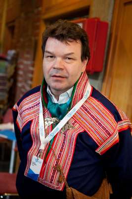 Klemetti Näkkäläjärvi, chairman of the Sami parliament of Finland 