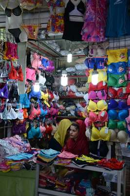 Stall selling ladies’ underwear