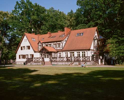 Main building as seen from the grounds