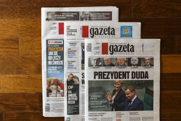 Fresh issues of ‘Gazeta Wyborcza’ 
