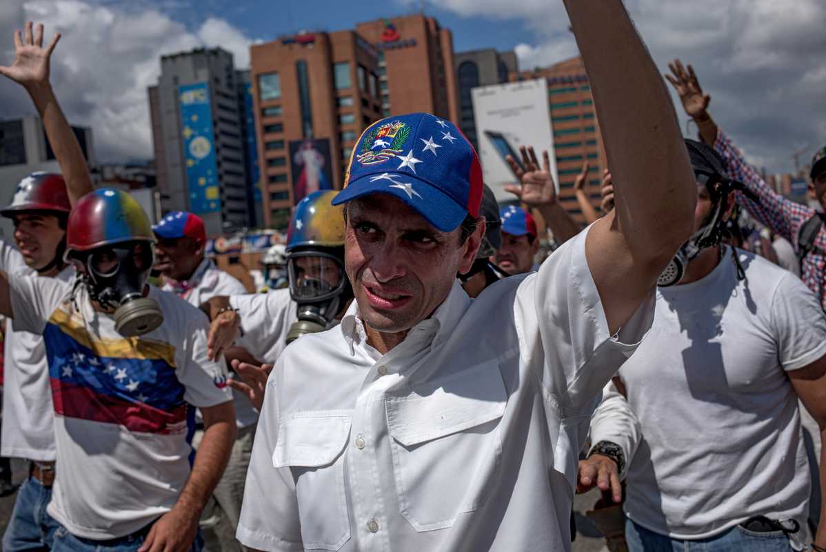 Henrique Capriles was barred from running for president 