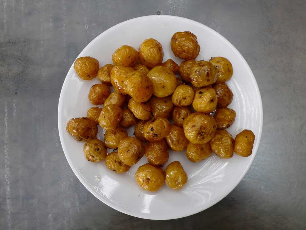Criolla potatoes – native to Colombia – used to make gnocchi