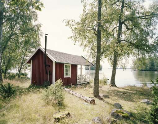 The sauna by the lake