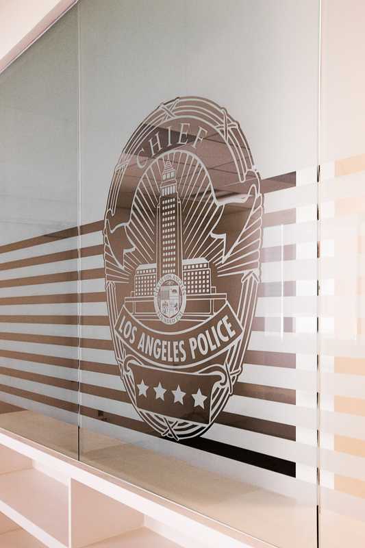 Los Angeles police chief’s new office