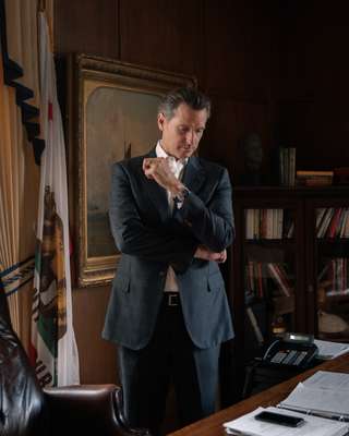 Lieutenant governor Gavin Newsom