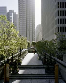 The city streets are increasingly green