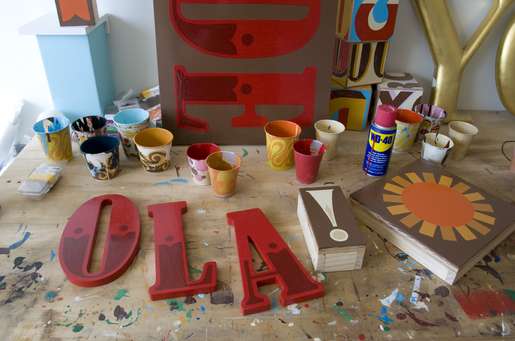 Hand-painted signs by Jeff Canham