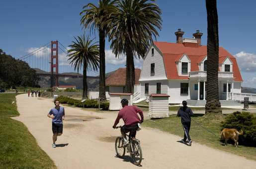 Looking towards Golden Gate Bridge