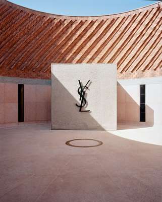 Marrakech museum’s circular courtyard 