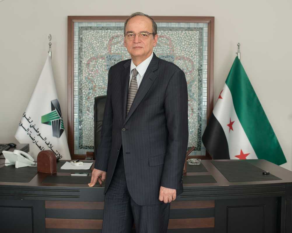 Etilaf president Hadi Al Bahra 