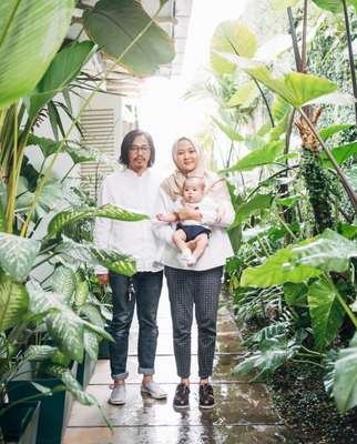 ORE founder Alek Kowalski with his wife Dewi and daughter Hamida