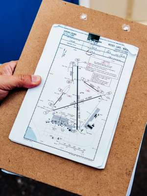 Diagram of the airfield at Grant County International