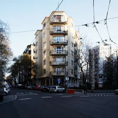 Art deco building on Pozsonyi Road