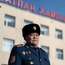 Mongolian officer attached to Nato peacekeeping operation