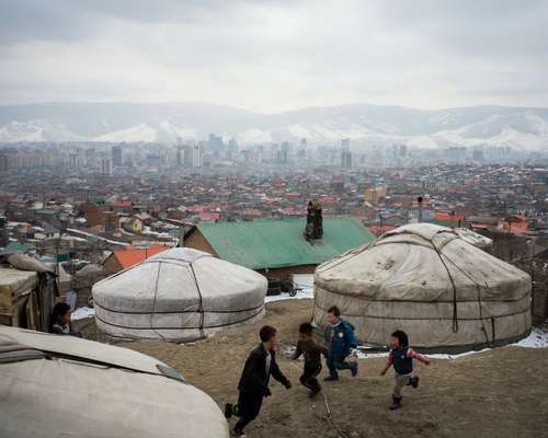 More than half of Ulaanbaatar’s residents have no running water or plumbing 