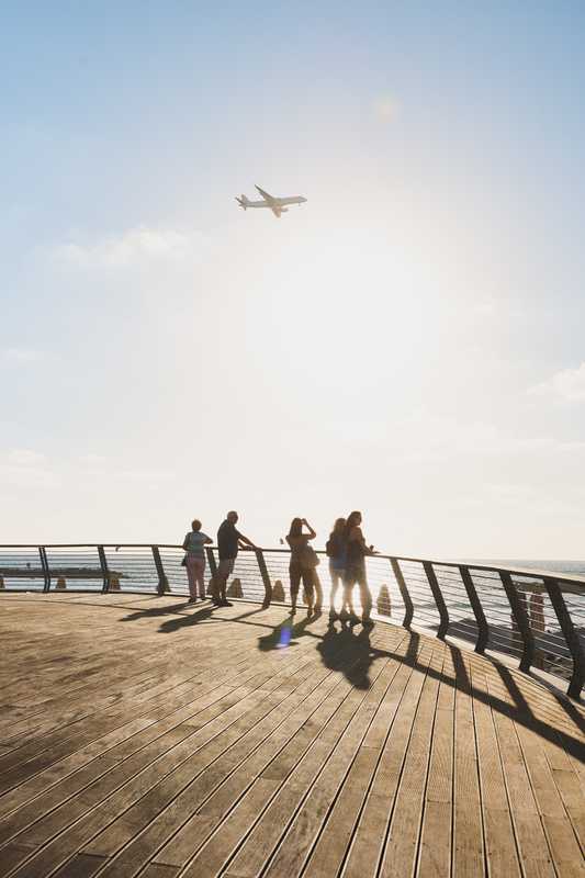 Boardwalk at Jerusalem Beach