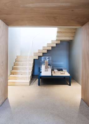 Wooden stairs