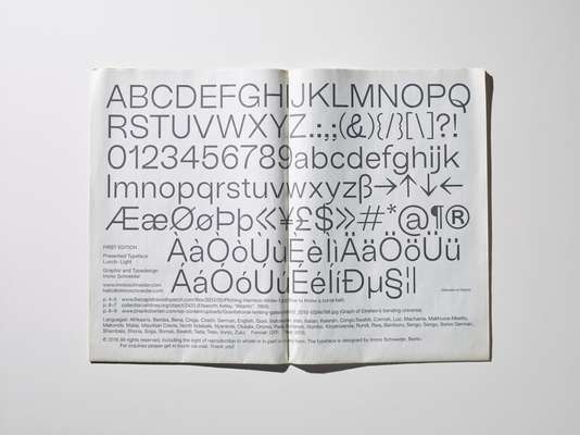 Typography by Immo Schneider 