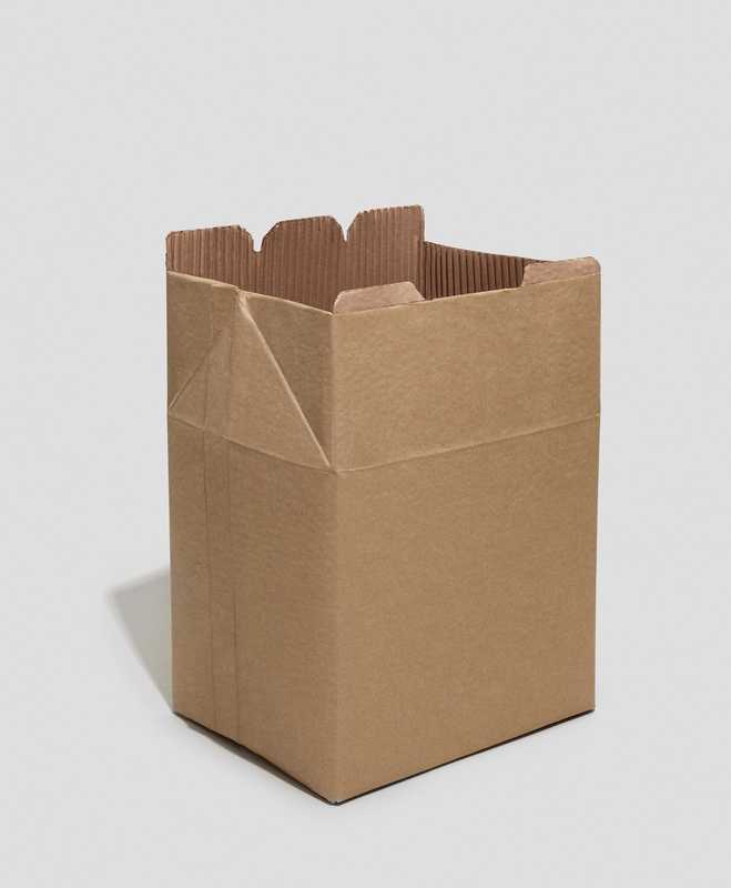 TemperPack’s corrugated cardboard box removes the need for bubble wrap