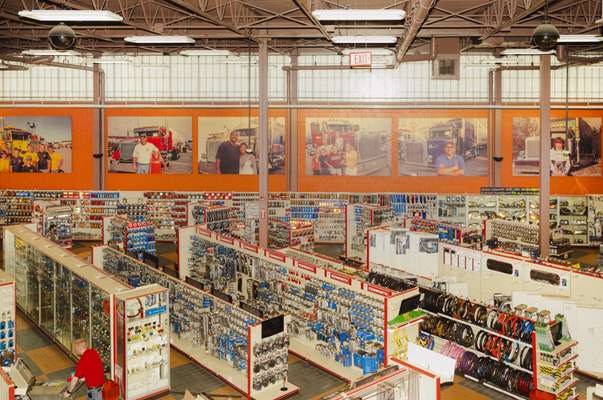 The Super Truck Showroom at Iowa 80 stocks 50,000 spare parts