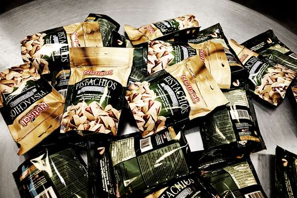 Bags of Nutisal pistachios