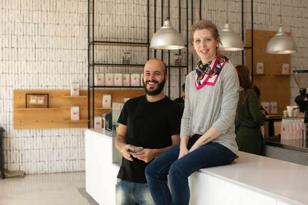 Lab owners Alexis Zagdañski and Paula Zyssholtz 