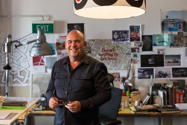 Charlie Nott in his studio