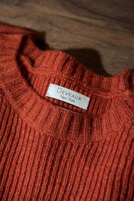 Ripped cashmere jumper