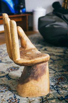 Chair in the flat of architect Eugenijus Juozapavicius