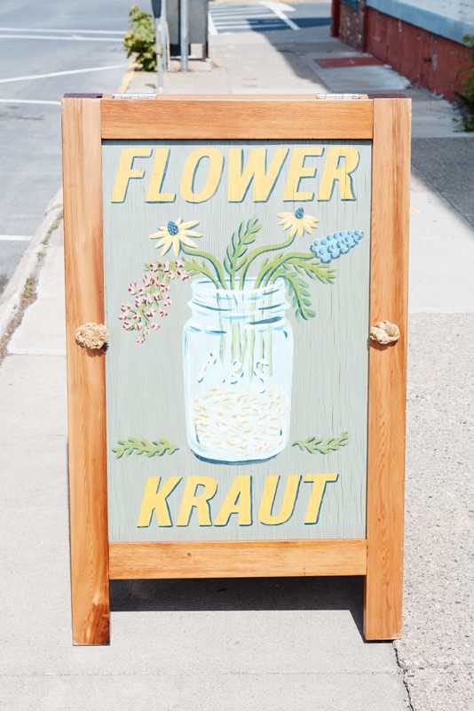 Where flowers and sauerkraut combine