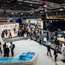 View from the top of the Colmar stand in B1, the hall home to luxury sports brands
