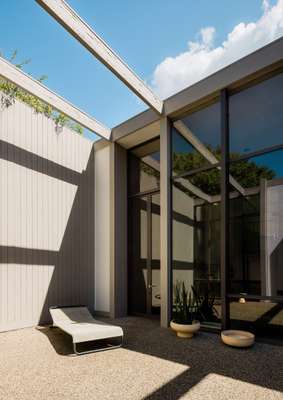 Front patio at the Brady House