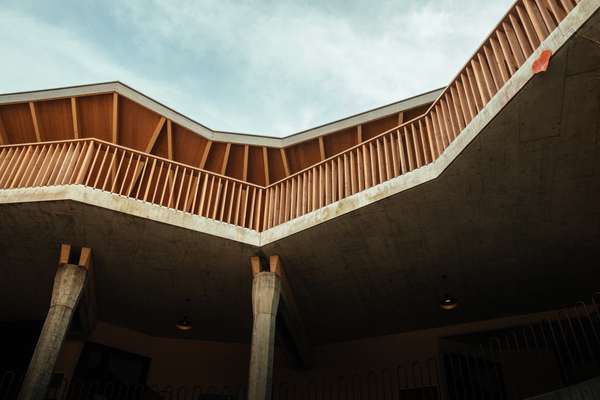 Larch-wood upper floor  in Geneva